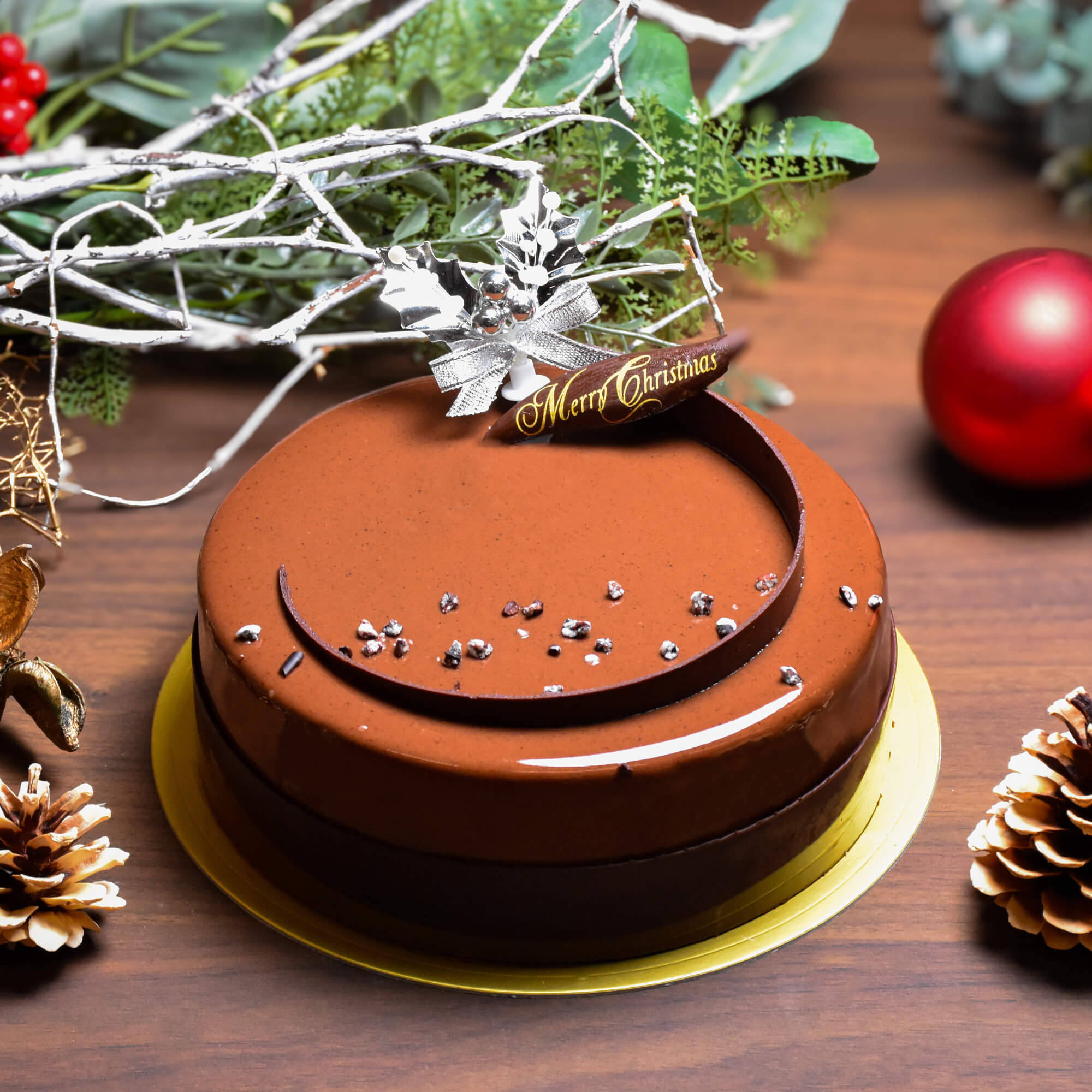 シャーリーテンプル　チョコケーキ　160　緑　クリスマス 早期予約特典 クリスマス チョコケーキ６号 | クリスマス2025