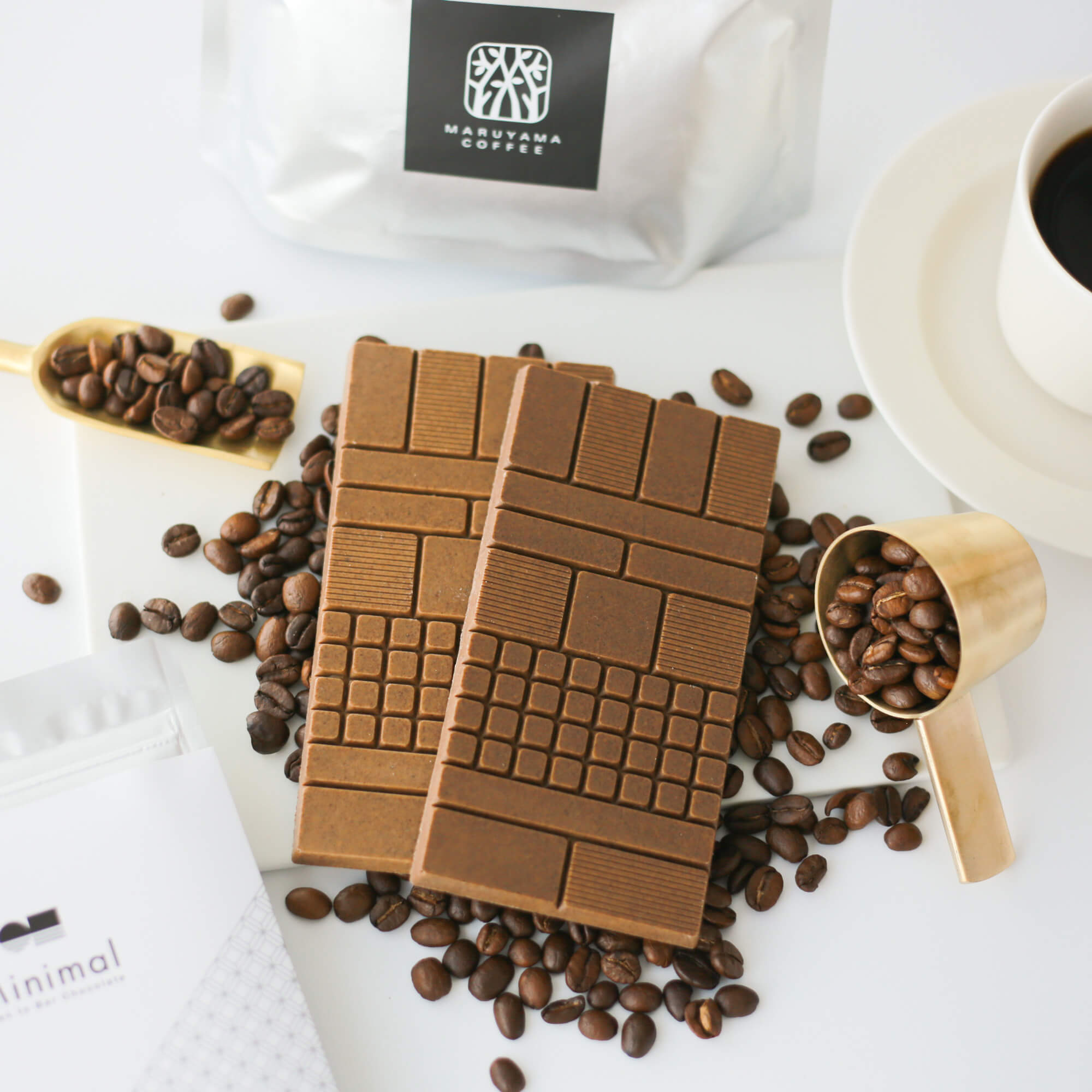 丸山珈琲 × Minimalコラボレーション コーヒーの味わいをホワイト