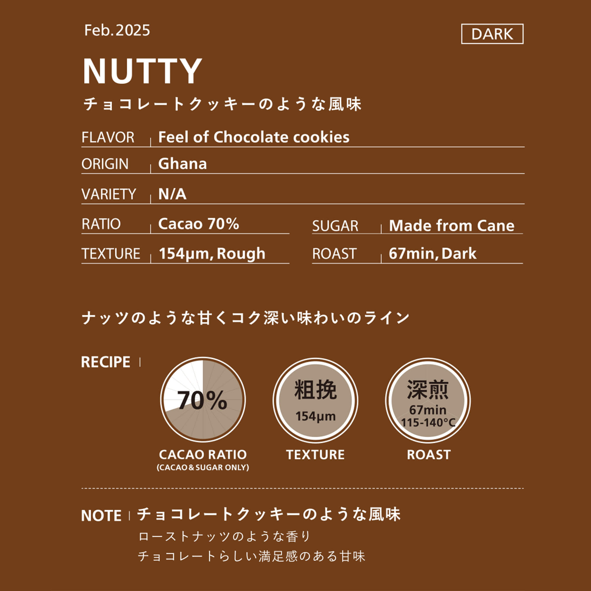 NUTTY – Minimal - Bean to Bar Chocolate -