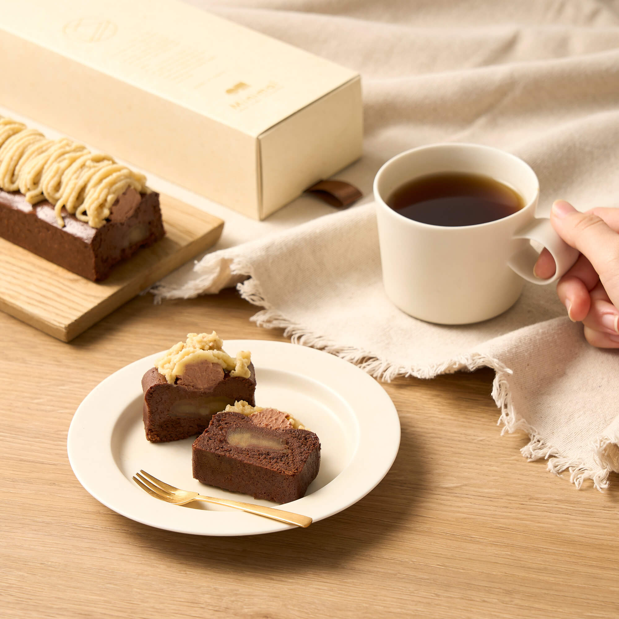 和栗モンブランの生ガトーショコラ – Minimal - Bean to Bar Chocolate -