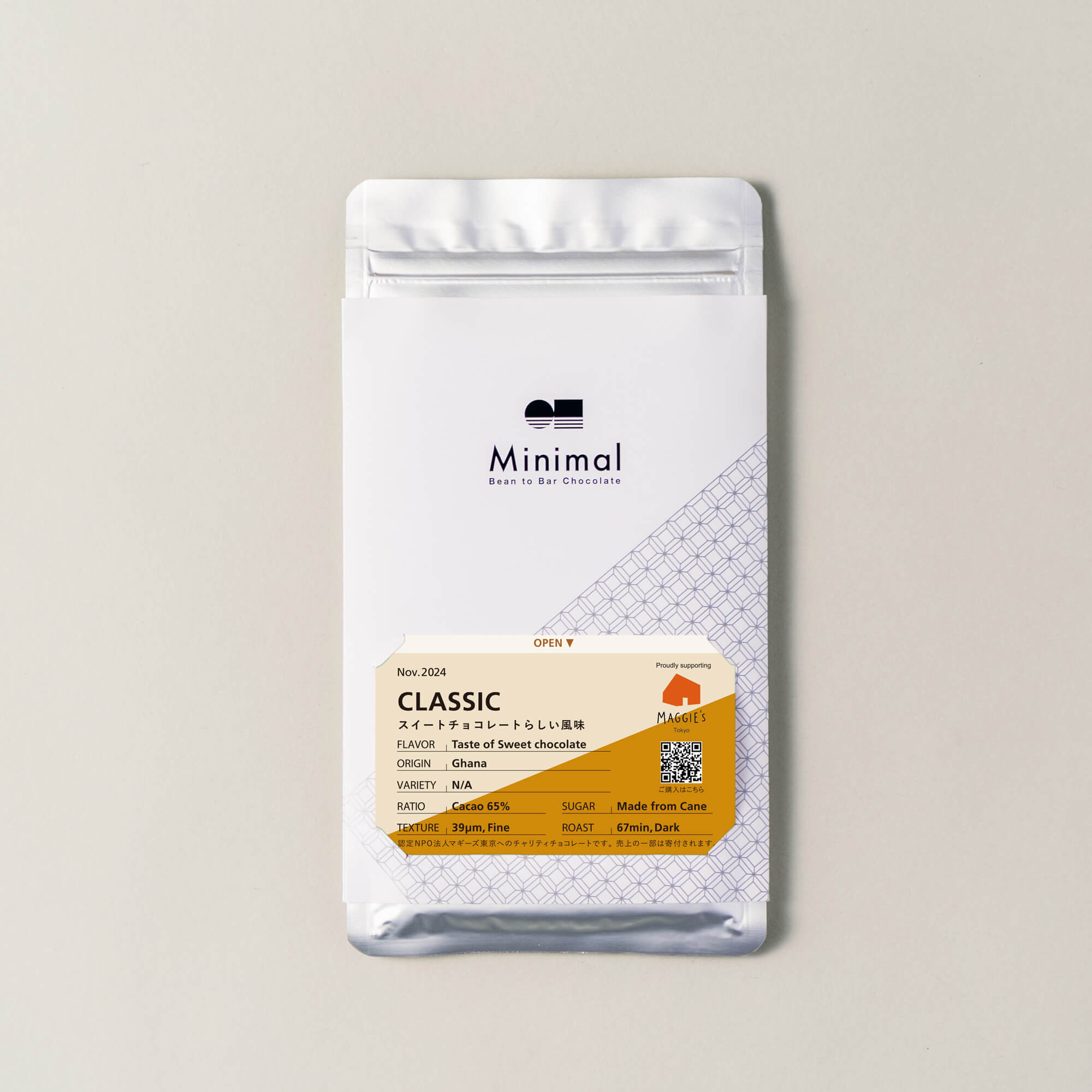 CLASSIC【マギーズ東京チャリティ】 – Minimal - Bean to Bar Chocolate -
