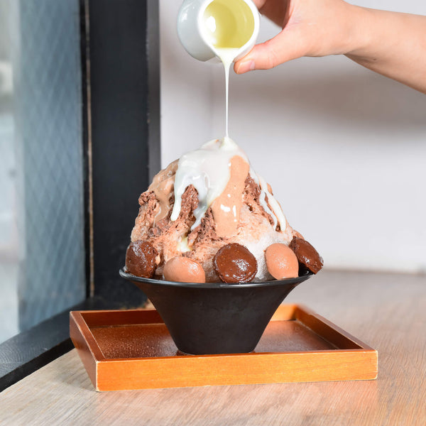 アイス1玉入り、チョコレート尽くしのかき氷6月1日登場！5つのパーツで