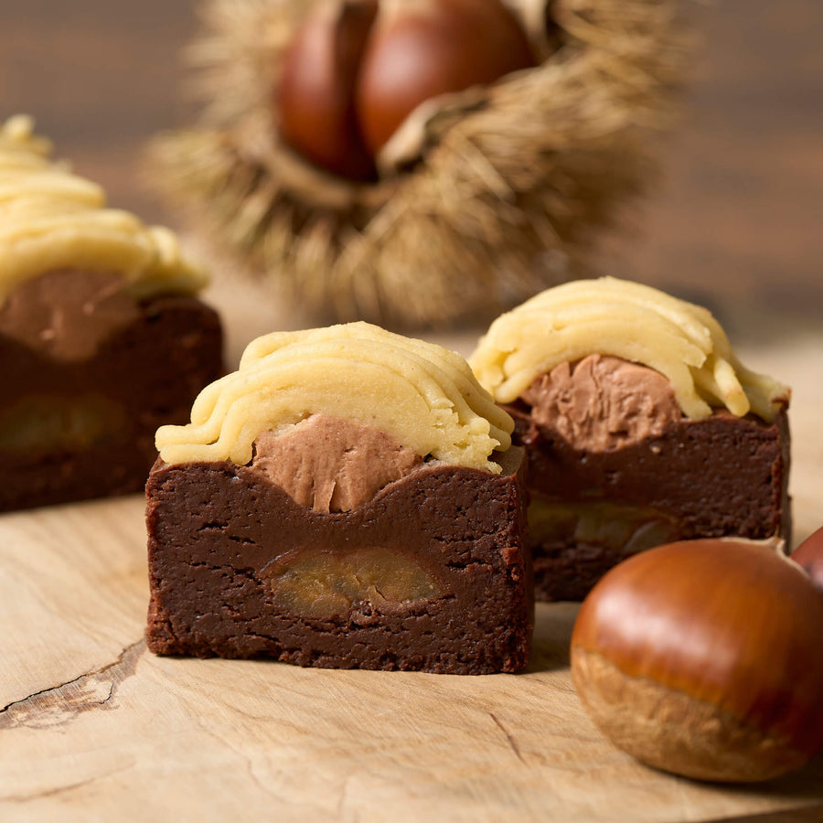 和栗モンブランの生ガトーショコラ – Minimal - Bean to Bar Chocolate -