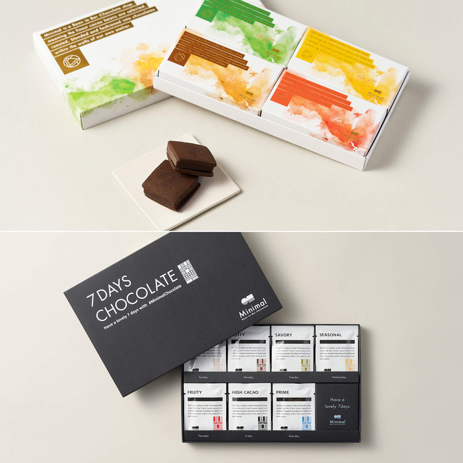 カカオの食べ比べを楽しむセット – Minimal - Bean to Bar Chocolate -