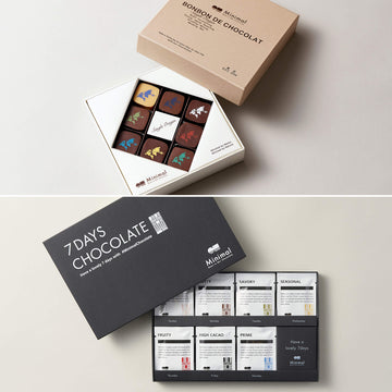 カカオの食べ比べをとことん楽しむセット